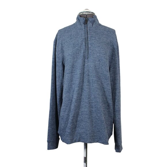 Member's Mark men's 1/4 zip mock neck knit casual‎ pullover sweater - Picture 1 of 9